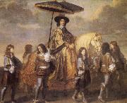 LE BRUN, Charles Chancellor Seguier at the Entry of Louis XIV into Paris in 1660 USA oil painting artist